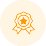 Award badge icon representing ethical culture and professional conduct standards