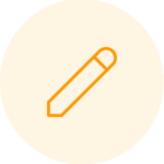 Pen icon representing governance framework design and documentation