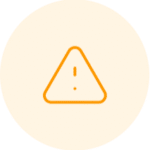 Warning triangle icon representing integrated risk management